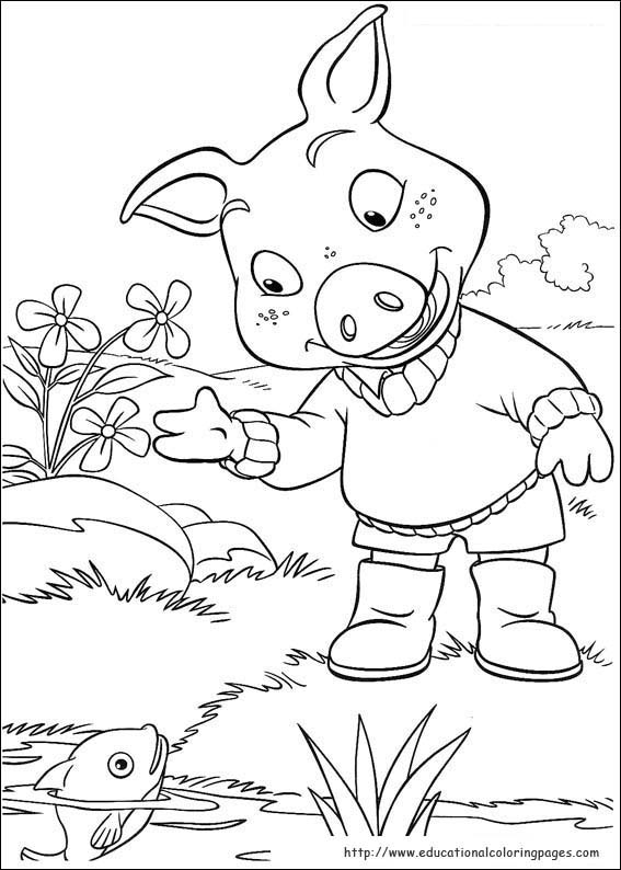 jakers piggley winks coloring pages - photo #25