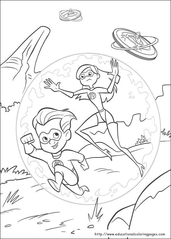 The Incredibles Coloring Pages - Educational Fun Kids ...