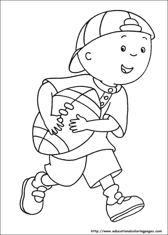 caillou coloring pages preschool - photo #2