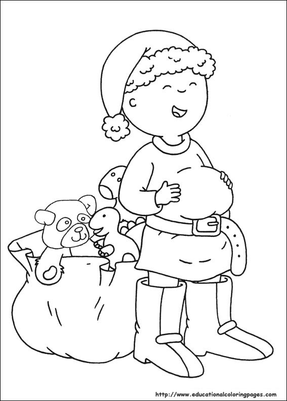 caillou coloring pages preschool - photo #5