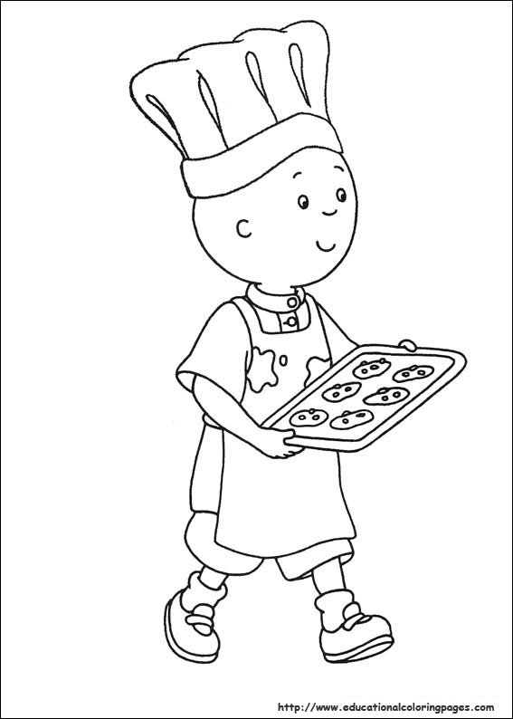 caillou coloring pages - photo #19