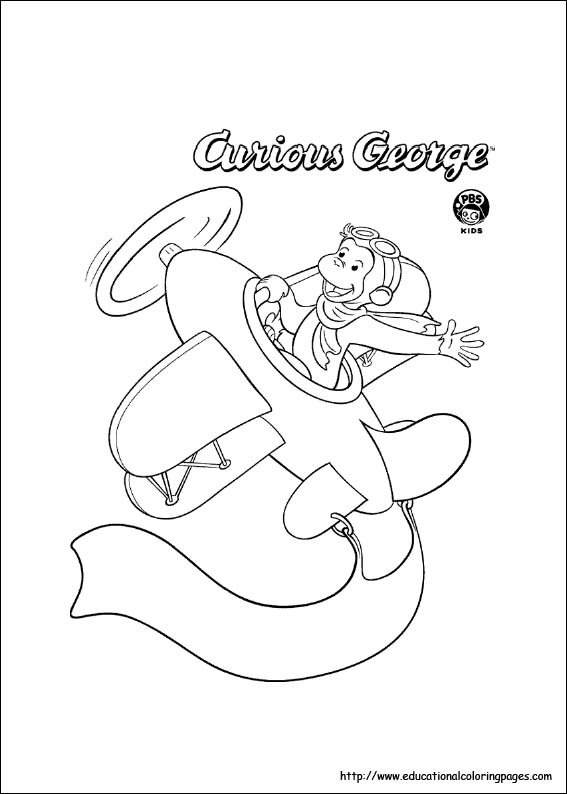face of curious george coloring pages - photo #48