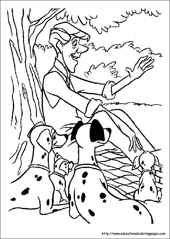dalmation coloring book pages - photo #13