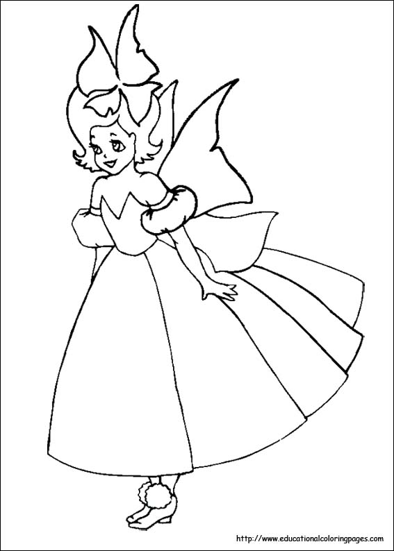fairy bratz coloring pages - photo #31