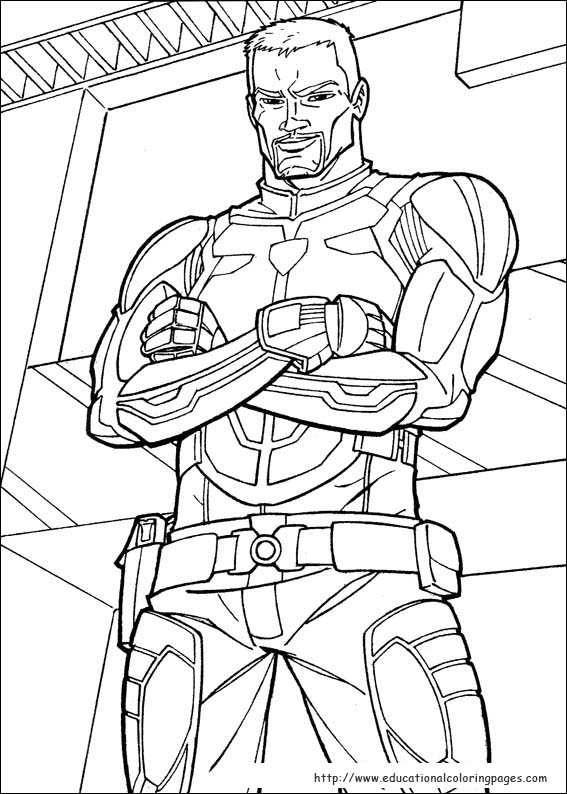g i joe coloring pages for kids - photo #3