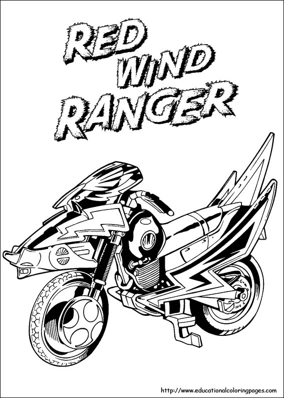 power ranger coloring pages to print - photo #47