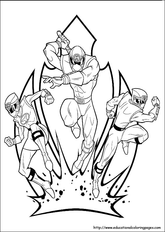 power ranger coloring pages to print - photo #7