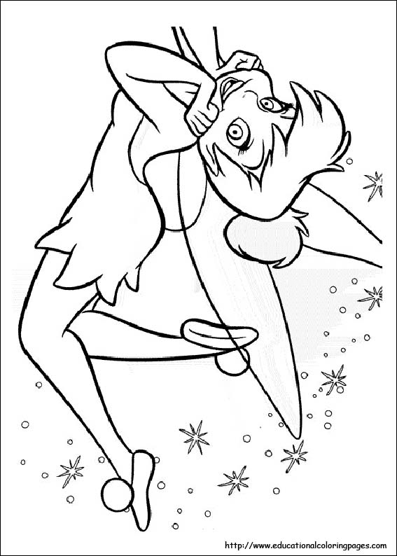 i love tinkerbell coloring pages - photo #2