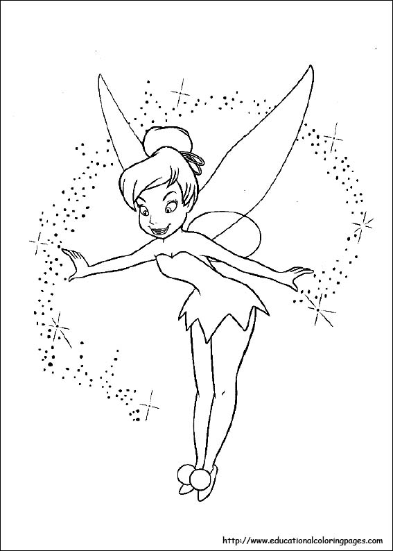 Tinkerbell Coloring Pages For Kids