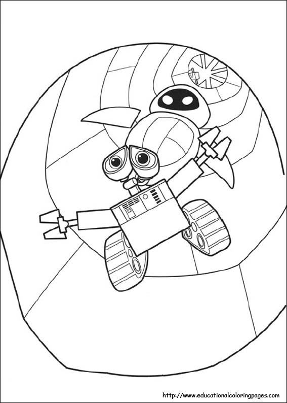 wall e printable coloring pages - photo #7