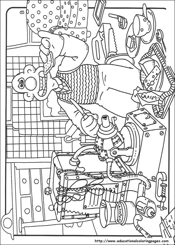wallace and gromit coloring pages - photo #21