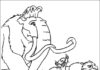 ice age 4 coloring pages