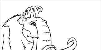 ice age 4 coloring pages