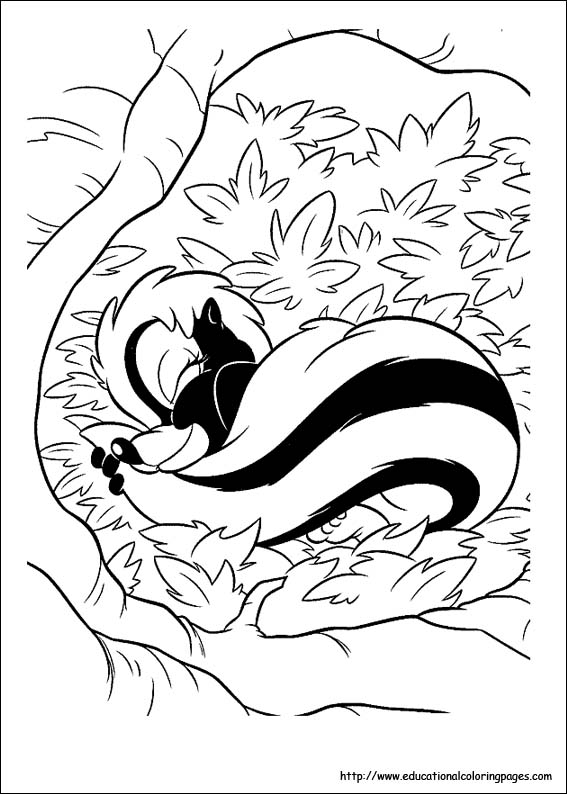 bambi coloring pages  educational fun kids coloring pages