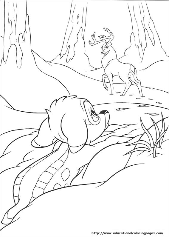 Bambi 2 Coloring Pages Educational Fun Kids Coloring