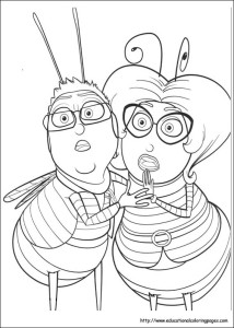 Bee Movie Coloring Pages - Educational Fun Kids Coloring Pages and ...
