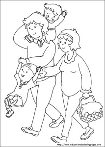 Caillou Coloring Pages - Educational Fun Kids Coloring Pages and