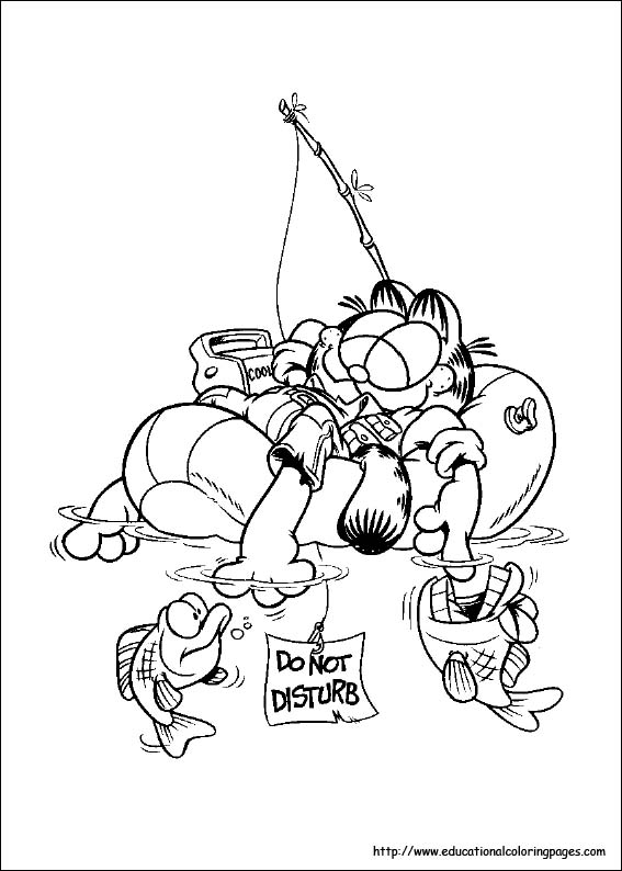 Coloring Pages For Kids garfield coloring pages