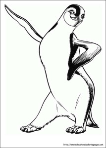 Happy Feet Coloring Pages - Educational Fun Kids Coloring Pages and ...