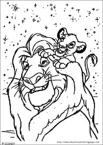 The Lion King Coloring Sheets - Educational Fun Kids Coloring Pages and ...