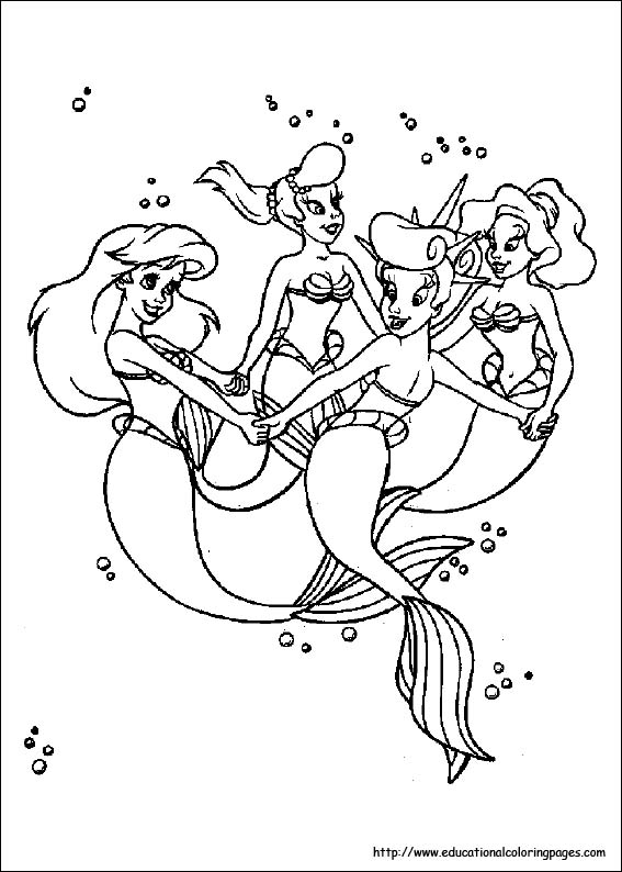 mermaid coloring sheets printable educationalcoloringpages