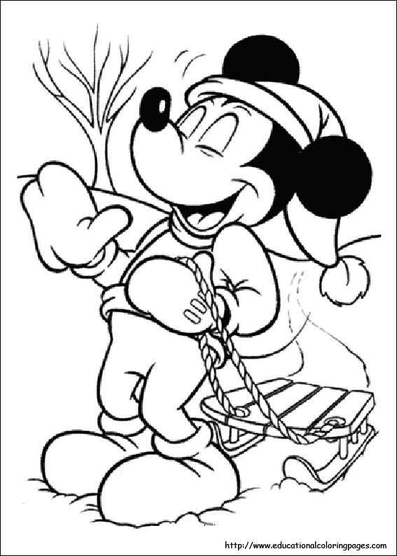 Free disney mickey mouse coloring pages