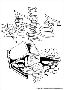 Mothers Coloring Pages free For Kids