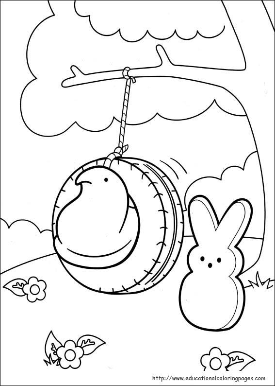 printable marshmallow peeps coloring page Marshmallow peeps coloring pages