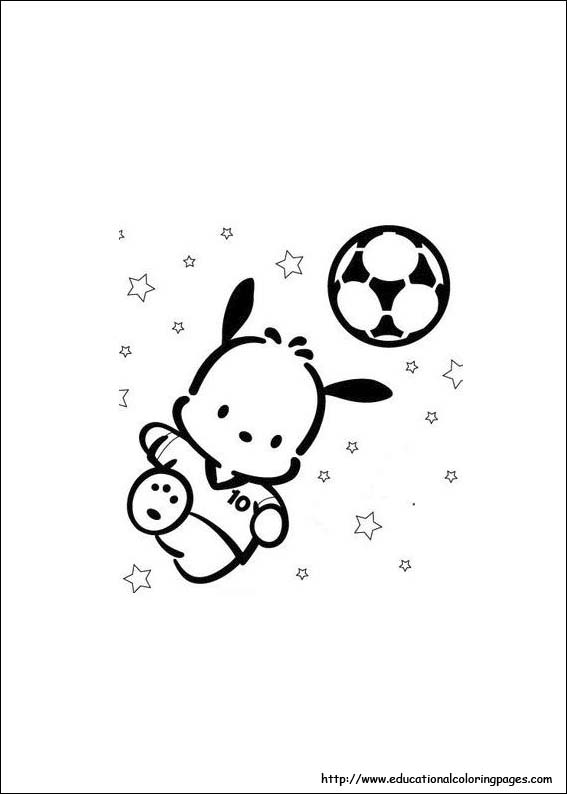 Download Pochacco Coloring pages - Educational Fun Kids Coloring Pages and Preschool Skills Worksheets