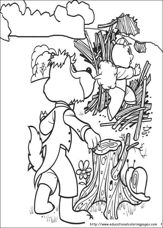 The three little pigs Coloring Educational Fun Kids Coloring Pages