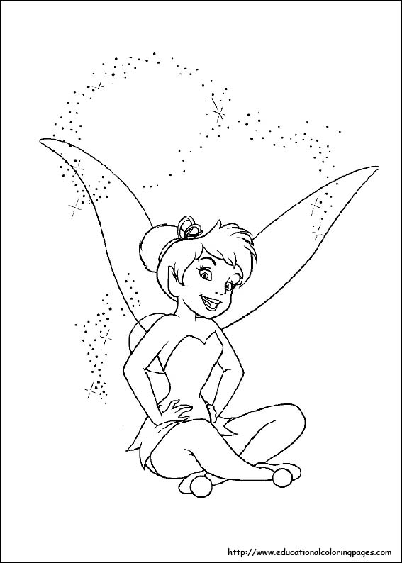 tinkerbell coloring printable sheets disney colouring printables template cartoons bell tinker worksheets es visit coloringpages101 concentration sketch through power educationalcoloringpages
