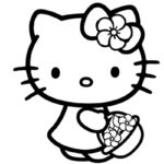 5-hello kitty coloring